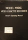 NEC N906U Owners Manual VCRvVideo Cassette Recorder Photocopy