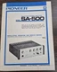 Pioneer SA-500 Amplifier Service Manual - OEM (no mounting template)