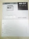 Vtg Nikko Service/Repair Manual~MX-D7 Cassette Deck~Original