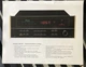 McIntosh MR 7083 AM/FM Tuner Sales/Info Sheet, Binghamton NY,  Excellent!