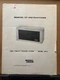Vtg Original EICO Instruction Manual HFS 1 Speaker System