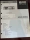 NIKKO ND-800 CASSETTE DECK Service Manual *Original*