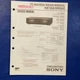 SONY TC-WA7ESA TC-WE505 TC-WE605S TC-WE705S TC-WR550Z Service Manual Original Pa