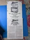 Vintage Original Zenith Transoeananic model 7000-1 Chassis 2WKR70 Factory Manual