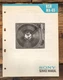 Sony / BSR MA-65 Record Player / Turntable Service Manual *Original*