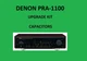 Stereo Preamplifier DENON PRA-1100 Repair KIT - all capacitors