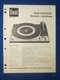 Dual 1220 1222 Turntable Service Manual German Only Factory Original   