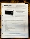 Sharp R-5K83 -5H83 Microwave  Service Manual *Original*