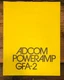 Adcom GFA-2 Amplifier Owners / User Manual *Original*