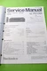 Service Manual Instruction For Technics SL-P1000, ORIGINAL