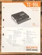 Sony TC-95 L TC-95L Cassette  Service Manual *Original*