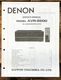 Denon AVR-2600 Receiver  Service Manual *Original*
