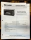 Sharp R-5A56 -5A86 -5A96 Microwave  Service Manual *Original*