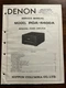 Denon Model POA-4400A Monaural Power Amplifier Amp Service Manual Original OEM