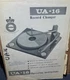 BSR UA-16 Turntable Service Manual Original