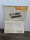 SONY Stereo Cassette Tape Corder Recorder TC-118SD Service Manual Original Repai