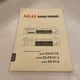 Akai CS-F110 CS-F210 CS-F12 Cassette Deck Original Service Manual