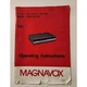 Vintage Magnavox Operating Instructions Model #VR9510AT01 Printed in Japan