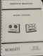 Roberts 450 450A Reel to Reel Service Manual Photocopy