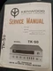 KENWOOD TK-50 Receiver Service Manual 2 Original HSQ