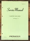 Pioneer CT-4141 Cassette Service Manual *Original*