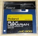 ROLAND MRB-500 BULK LIBRARIAN Floppy Disk for MC-500 Tested Japan FedEx MG01 1.0