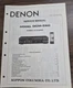 Denon DCM-550 CD Player Service Manual - OEM