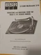 BSR C130R McDonald 310  Turntable Service Manual Photocopy