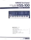 Yamaha VSS100 Sampler Service Manual, Schematics, Parts Lists, Hard Copy Booklet