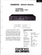 ONKYO T-4015, SYNTHESIZED FM/AM STEREO TUNER, ORIGINAL SERVICE MANUAL