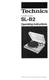 Technics SL-B2 Turntable Owners Instruction Manual Reprint