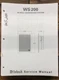 McIntosh WS200 WS-200 Speaker  Service Manual *Original*