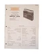 Superscope CR-1000 Cassette Recorder Radio, Service Data Manual 1973 Marantz