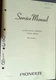 Pioneer QT-6100 QT-6100F Reel to Reel Service Manual Original