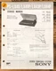 Sony PS-LX40 -LX40P -LX43P -LX44P Turntable  Service Manual *Original*