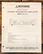 Mitsubishi DA-U12 Amplifier Service Manual *Original*
