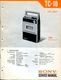 Sony Model TC-18 Cassette Corder Service Manual