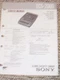 Sony TCS-2000 Cassette Corder Service/Parts Manual
