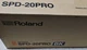 Roland OCTAPAD SPD-20 PRO Digital Percussion Pad BK Black Drum Sound Music