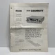 Vintage Sears Dashmate Owner's Manual Stereo Cassette Player AM/FM 260.500280