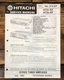 Hitachi HTA-3F HTA-4F Receiver Service Manual *Original*