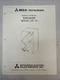 Vintage Mitsubishi Service Manual Model Number SX-10