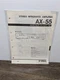Yamaha AX-55 Amplifier Stereo Service Manual Original Vintage Paperwork Repair 
