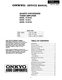 Service manual for Onkyo TX-SV424, TX-8410