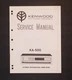 Kenwood KA-500  Stereo Integrated Amplifier, Service Manual.  1979