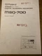 ROLAND Owners Manual MSQ-700 Digital Keyboard Recorder vintage original midi