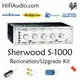Sherwood S1060 FULL capacitor restoration recap repair service rebuild kit