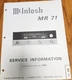 McIntosh MR71 Tuner Service Information - Original (SN: start w/20B01)