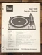 Dual Model 1226 Record Player / Turntable Service Manual *Original*