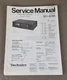 Technics Equalizer SH-8066 Service Manual D-4627